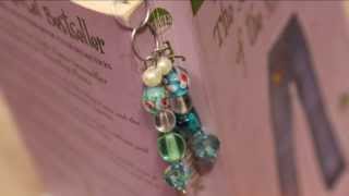 Easy Beaded Bookmark  Whitney Sews [upl. by Aseral712]