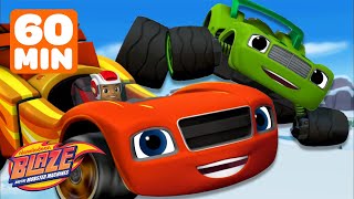 Blazes Most EPIC Monster Machine Races 🏎️💨  60 MINUTES  Blaze and the Monster Machines [upl. by Yesiad]