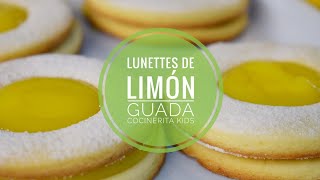 LUNETTES DE LIMÓN  GALLETAS DE LIMÓN  RECETA FÁCIL  RECETA RIQUÍSIMA [upl. by Sucramd]