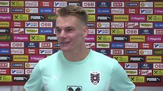 Philipp Lienhart im Interview nach dem Nations LeagueSpiel Österreich vs Slowenien [upl. by Jeffry]