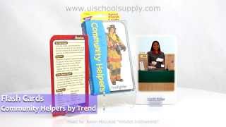 Community Helpers Flash Cards by Trend  T23022 [upl. by Hirai]