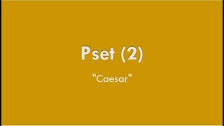 25 CS50x In Arabic  Pset 2  Caesar [upl. by Dodge297]