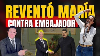 MARIA CORINA LE DA UNA DOSIS A EMBAJADOR DE PORTUGAL COMPLACIENTE A MADURO [upl. by Jone70]