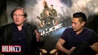 GI JOE RETALIATION interviews producer Lorenzo Di Bonaventura en regisseur Jon Chu [upl. by Wendi]