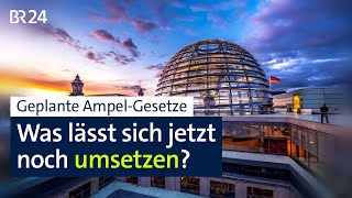 Geplante AmpelGesetze Was jetzt noch geht  BR24 [upl. by Amikahs721]