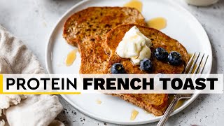 FRENCH TOAST  easy healthy highprotein breakfast recipe [upl. by Gautier555]