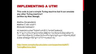 38 The Halting Problem and Turing Universality [upl. by Atikram254]