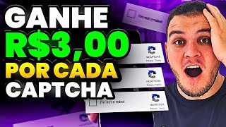 GANHE R300 a CADA 60 SEGUNDOS DIGITANDO CAPTCHAS 🤑 PAGA na HORA GANHAR DINHEIRO em CASA [upl. by Kafka616]