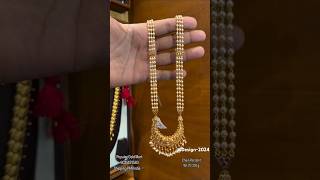 Latest pearl necklacegoldnecklacelongharampearljewelry [upl. by Corney]