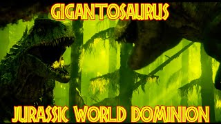 Jurassic World Dominion video clips GIGANTOSAURUS [upl. by Meeks]