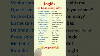 Inglês Aprenda frases mais úteis em inglês para principiantes [upl. by Yahsan425]