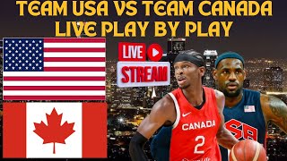 LIVE  Team USA Vs Team Canada Live Play By Play amp Reaction olympics [upl. by Assela]