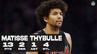 MATISSE THYBULLE CAME UP BIG IN OT DROPS 13PTS vs KINGS FULL HIGHLIGHTS [upl. by Qirat833]