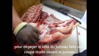 casser un 12 veau en quartiers de viande [upl. by Hooper]