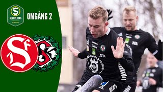 Sandvikens IF  Örebro SK  Höjdpunkter  Superettan 2024 Omgång 2 [upl. by Ymled]