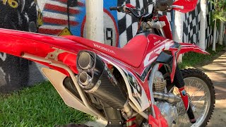 NOVO ESCAPAMENTO DA CRF 250F FICOU TOP  PRODUÇÃO CARBOX RACING  COMO É PRODUZIDO UM ESCAPAMENTO [upl. by Inohs306]