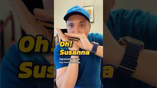 Easiest Oh Susanna Harmonica Tutorial [upl. by Hayward394]