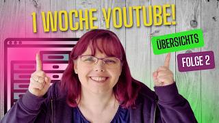 Ankündigung amp Rückblick auf 1 Woche Youtube  Alles Tanja [upl. by Meakem]