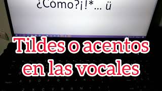 Cómo poner signos de puntuación en la computadora diéresis o crema en la computadora Aprender españo [upl. by Naltiak]