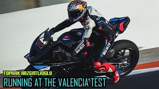 RUNNING THE M1000RR  Toprak razgatlioglu valencia test [upl. by Euginimod350]