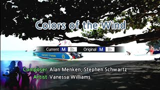 Colors of the Wind  Vanessa Williams Karaoke Version [upl. by Akenna]