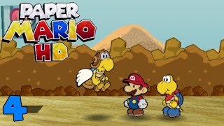 Paper Mario HD  Part 4 Mt Rugged [upl. by Yreffeg]