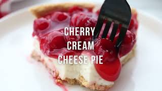 Cherry Cream Cheese Pie [upl. by Adekram]