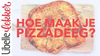 Zelf pizzadeeg maken het basisrecept [upl. by Aenehs201]