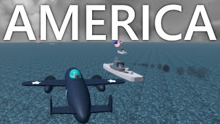 AMERICAN VICTORY in Roblox Naval Warfare [upl. by Koby]