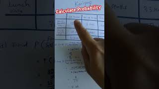 I used Contingency Table to find Probability of Karipap at Tanah Merah [upl. by Ispep]