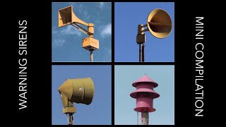 Tornado amp Warning Sirens Mini Compilation  V1 [upl. by Uhp]