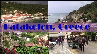 KATAKOLON GREECE  A small quaint town  Holland America HAL Greek Island Cruise  Κατάκολο Grecia [upl. by Namsaj838]