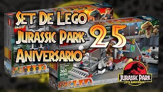 PRIMER SET DE LEGO DE JURASSIC PARK 25 ANIVERSARIO [upl. by Deb]