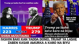 FASHIN BAKI KAN YADDA DONEL TRUMP YA LASHE ZABEN KASAR AMURKA A KARO NA BIYU [upl. by Anorahs]