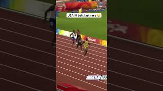 Usain Bolt last race 🥲🙏❤️😎 trending shorts viralvideo [upl. by Aicnatsnoc]