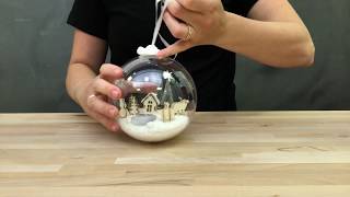 Christmas bauble with inner decoration [upl. by Siri]