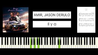 Amir Jason Derulo  Il y a BEST PIANO TUTORIAL amp COVER [upl. by Ennej]