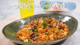 COMO PREPARAR ARROZ CON MARISCOS [upl. by Orelu]