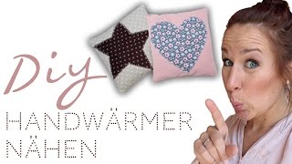 Nähanleitung für Anfänger Handwärmer DIY [upl. by Celinda493]