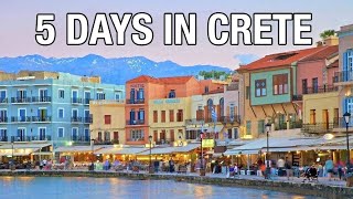 Crete Greece ULTIMATE 5 Day Travel Guide 🇬🇷 [upl. by Notaes]