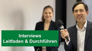 Leitfaden erstellen und Interviews durchführen [upl. by Akimik]