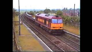 Class 60 action at Althorpe [upl. by Oregolac]