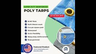 SUPER DUTY REINFORCED POLY TARPS [upl. by Tallulah]