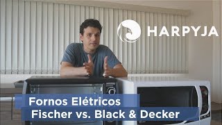 Avaliação de Forno Elétrico Fischer 44 litros vs Black amp Decker 45L [upl. by Heintz]