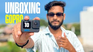 GoPro Hero 10 Black Unboxing 😍 Best Action Camera For Vlogging gopro goprohero10 [upl. by Bluefield973]