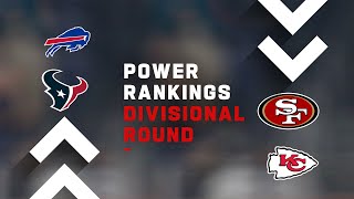 NFL Divisional Round Power Rankings [upl. by Llerehc]