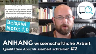 Anhang wissenschaftliche Arbeit  Experteninterview amp Qualitative Inhaltsanalyse [upl. by Shirberg546]