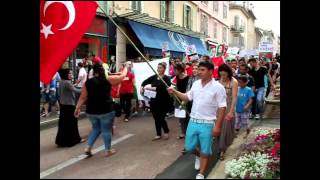 Manifestation propalestinienne à BellegardesurValserine [upl. by Larkin]