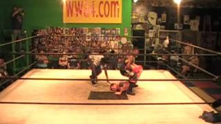 WWA4 Black Baron vs Peter Kaasanova Internet title matchwmv [upl. by Esital]