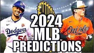 2024 MLB Predictions  World Series MVP Cy Young ROY amp More [upl. by Miun]